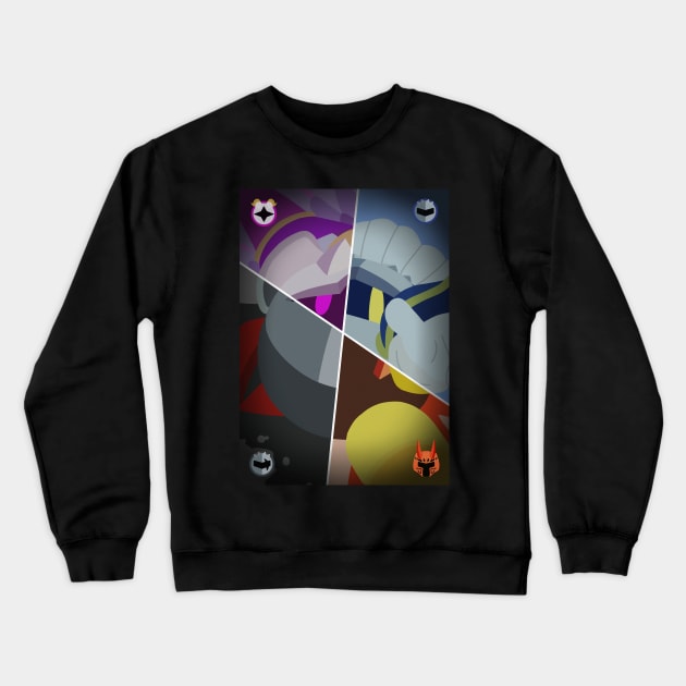 The 4 Knights of Kirby Crewneck Sweatshirt by Beaaaaaah